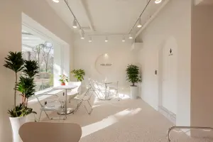 자연광 가득한 미니멀 베이커리카페 미라이키 내부